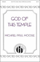 God of This Temple SATB choral sheet music cover